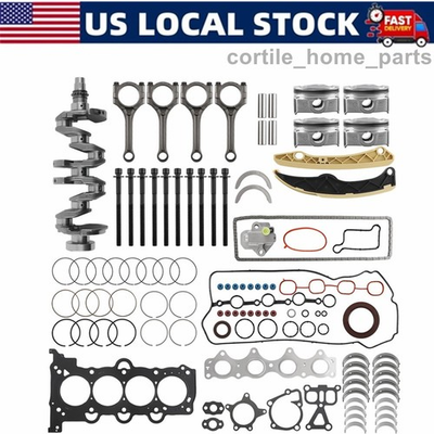 #ad G4FD 1.6L Engine Overhaul Rebuild Kit Crankshaft Timing For Hyundai Accent KIA $209.99