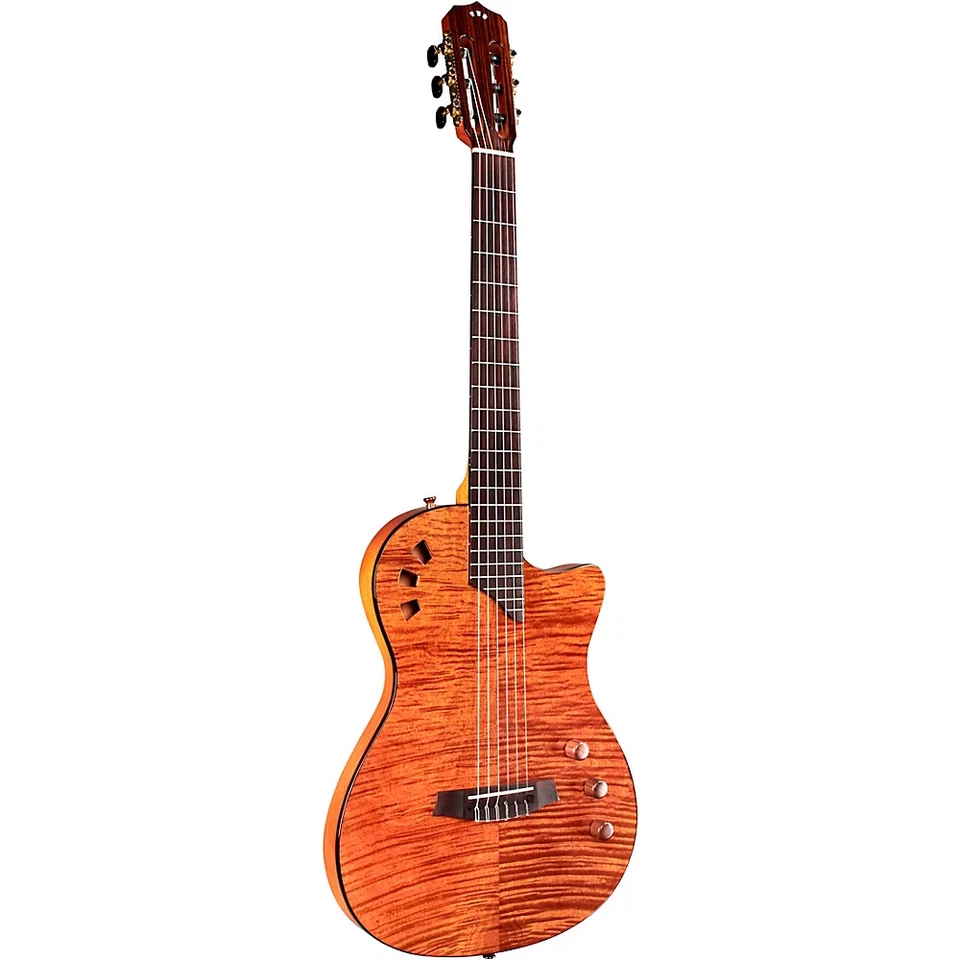 Cordoba Stage Nylon-String Electric Guitar Natural Amber - Image 3 of 4
