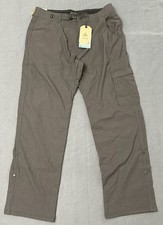 Prana Stretch Zion Pants II Relaxed Fit Straight Leg Dark Iron Men  s 32x30