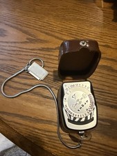 Vtg Argus L3 Light Exposure Meter West Germany with Leather Case  Strap