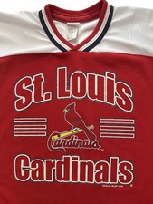 Vintage St. Louis Cardinals Youth Boys/Unisex Jersey Style Shirt Sz M 10-12 