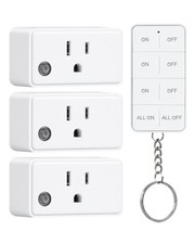 Remote Control Outlet with All On/Off Switch, 200FT Long Range Wireless Light Sw