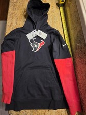 Houston Texans Hoodie Boys Large NFL Nike Team Apparel Pullover NEW NWT