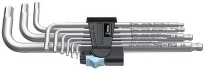 WERA 3950/1 Hex-Plus Stainless Inbusschlüsselsatz