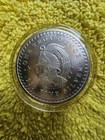 1 Troy Ounce .999 Fine Silver Aztec Calendar round minted by the Golden State Mi
