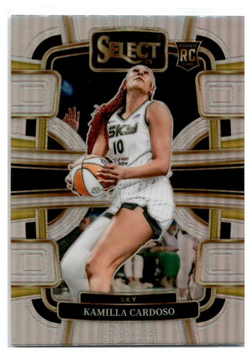 2024 Panini Select WNBA - Concourse Kamilla Cardoso #33 Silver Prizm (RC)