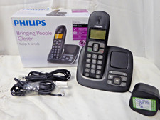 Philips Cordless Phone with Answering Machine 1000 Series CD1951 Landline Boxed