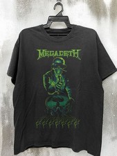 Megadeth Band Vintage Style Thrash Metal Unisex Black Cotton T-Shirt
