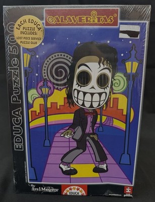 Michael Jackson Thriller Calavera 500 Piece Jigsaw New In Box Sealed