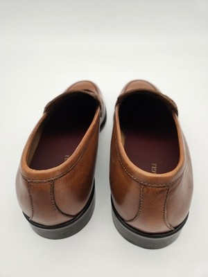 Bruno Magli Verona Shoe Mens 12 US Brown Leather Slip On  display picture 2