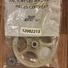 New Genuine OEM Whirlpool Washer Pulley and Thrust Bearing Kit 12002213
