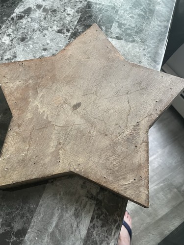 Wooden Star 2 of them - Picture 2 of 2