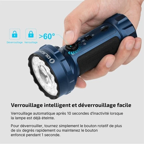 Olight MARAUDER Mini 2 Taschenlampe Nachtblau - 10000 Lumen wiederaufladbar - Bild 3 von 4