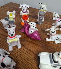 Vintage Disney 101 Dalmatians Puppy Figure Lot of 9 Happy Meal Toys McDonald's