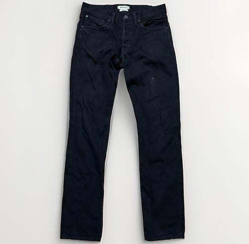 Simon Miller M002 Slim Gulf Resin Denim Jeans Black Mens Size 30x34 USA Made