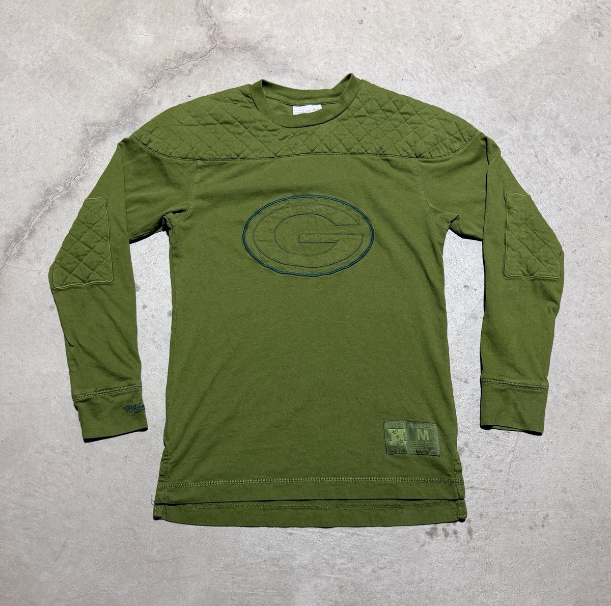 シャツ Mitchell & Ness Green Bay Packers MITCHELL & NESS Green Bay Packers Throwbacks Long Sleeve Shirt
