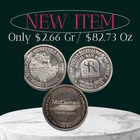 3pc  .999 Silver $7 Seven Dollar Casino Gaming Token Laughlin & Las Vegas Nevada