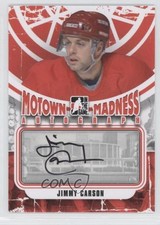 2012-13 ITG Motown Madness Auto Jimmy Carson #A-JC Auto 0c3