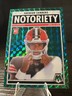 2025 Panini Mosaic - Notoriety Shedeur Sanders #13 Green Mosaic Prizm (RC)