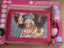 Lexibook JC598BBi5 Barbie, Lern- und Zweisprachiger Laptop in Englisch/Italienis