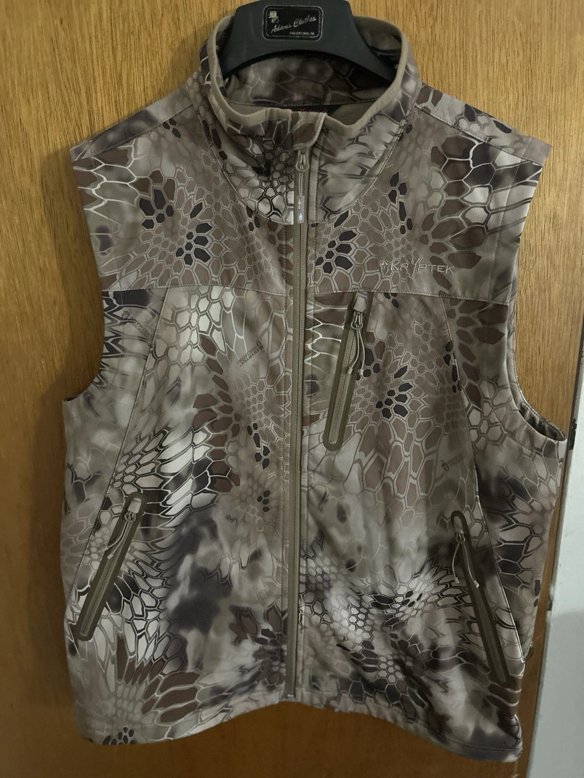 Kryptek Highlander Hunting Vest Tactical Fleece Lined LG 133607 New Wot Woodsman