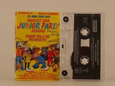 VARIOUS ARTISTS GREATEST EVER JUNIOR PARTY MEGAMIX 74 20 Track Audio Cassette