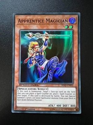 Lehrling Magier SBAD-DE002 Super Rare 1. Auflage Near Mint Yugioh