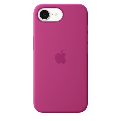 Echtes Apple iPhone 16e 17e Silikon Cover Rückseite Fuchsia (Pink) MPN MD3W4ZM/A