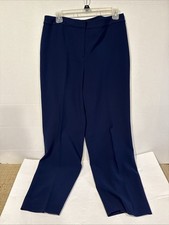 St John Wide Leg Dress Trousers, Flowy, Stylish, Size 10
