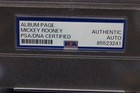 MICKEY ROONEY 1920-2014 Autographed Album Page PSA/DNA Authentic Auto Slabbed — photo 2