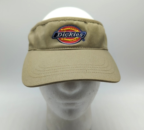 Dickies visor khaki color adjustable cotton hat