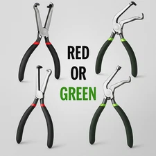 Electrical Disconnect Pliers Set Straight+60° Fuel Line & Spark Plug Tool Auto