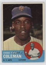 1963 Topps Choo Choo Coleman #27 4g8