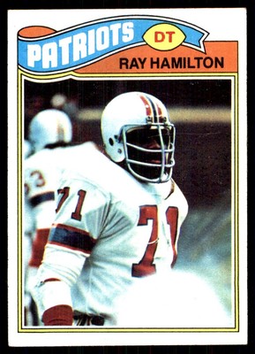 Ray Hamilton 1977 Topps #334 New England Patriots NFL READ FREE SHIPPING