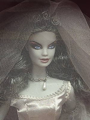 Zombie Bride Barbie Doll Haunted Beauty Collection SHIPPER Gold Label