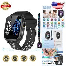 Kids Smart Watch Waterproof 32 Games HD Dual Camera Music Player Pedometer Toy