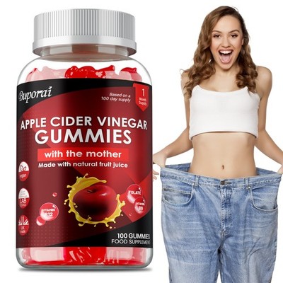Apfelessig-Gummibärchen   Gewichtsverlust, Appetitzügler, Entgiftung,Vitamin B12