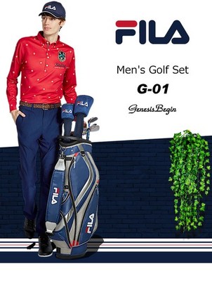 FILA GOLF Men's Golf Clubs 14-piece set FL-G01-TF Club set Men