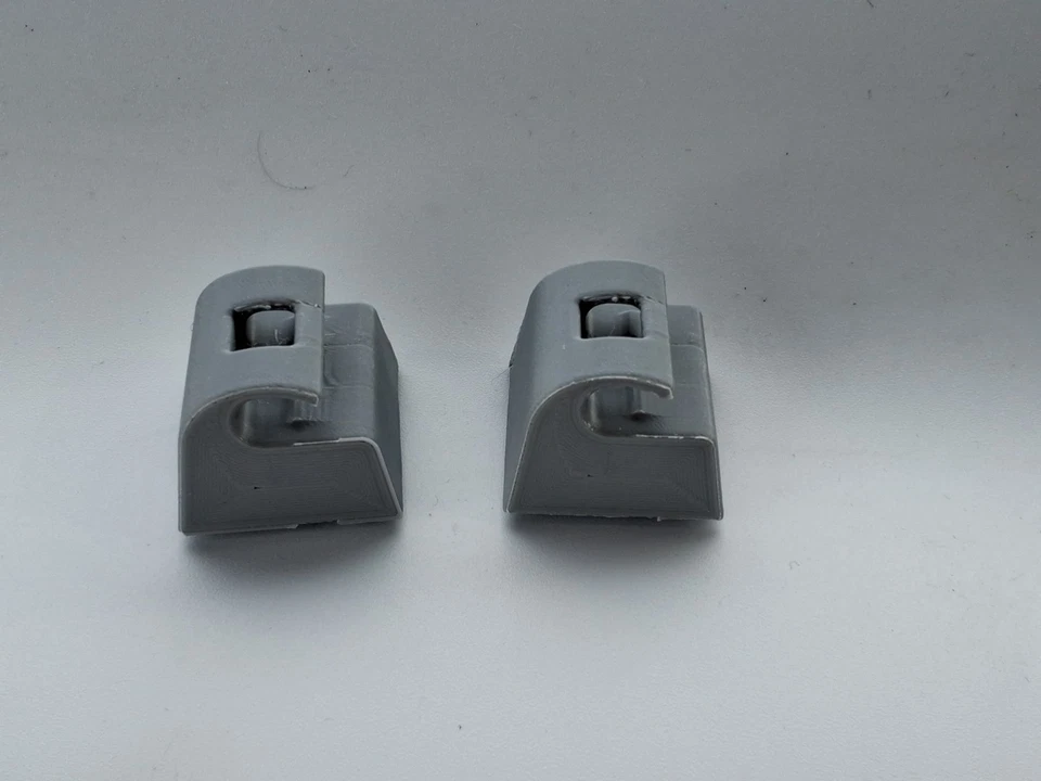 2 clipes de retenção Jaguar XJ8 XJ6 XJR XJS 1995-2003 suporte para viseira solar HMD1084AAEEE - Imagem 4 de 4