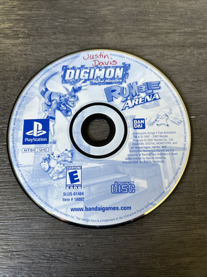 Digimon Rumble Arena (Sony PlayStation 1, 2002) PS1 Disc Only Original Fighter!