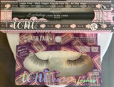 Ioni Lash Fair Halfling Lashes & Ioni 2-in-1 Everlasting Lash Glue Liner Set