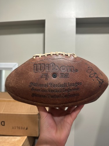 SIGNED! Vintage 1990s Official Wilson NFL Paul Tagliabue Commissioner Football - Picture 2 of 7