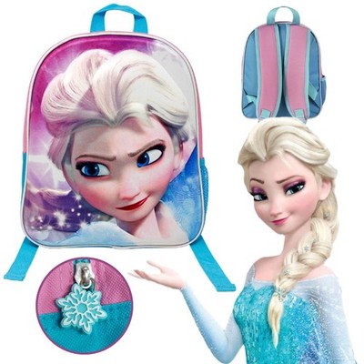 Kinderrucksack 3D Frozen Elsa Disney Rucksack 31 cm Vorschule Mädchen 