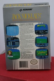 Jack Nicklaus' Greatest 18 Holes of Major Championship Golf Nintendo NES Game