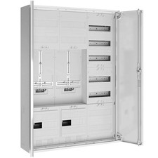 Zählerschrank, 2x 3-Punkt Zählerplatz, Verteilerfeld/APZ