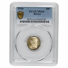 1916 Barber Dime 10C PCGS MS 64