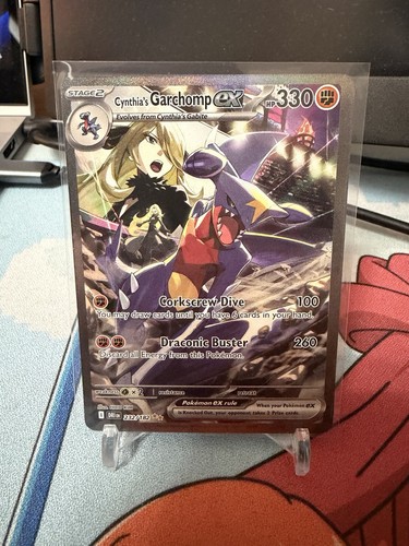 Cynthia's Garchomp ex 232/182 Sv10 Destined Rivals SIR English Read Description