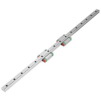 1pc 450mm MGN12 Miniature Linear Rail Guide Rail 12mm Width 2pcs MGN12B Slide