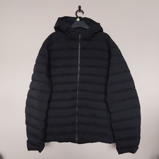 Lululemon Navigation Stretch Down Hoodie UK XL Black RRP £228 Great Condition