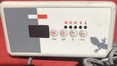 OEM Gecko Alliance TSC-35 Topside Spa Controller 4-Button Panel 6-Key Overlay